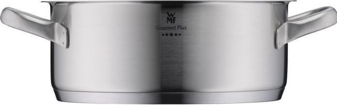 Actual product image WMF Roasting pan GOURMET PLUS Silver-coloured (24 cm, Casserole + Stewpot, Pot, Stainless steel)