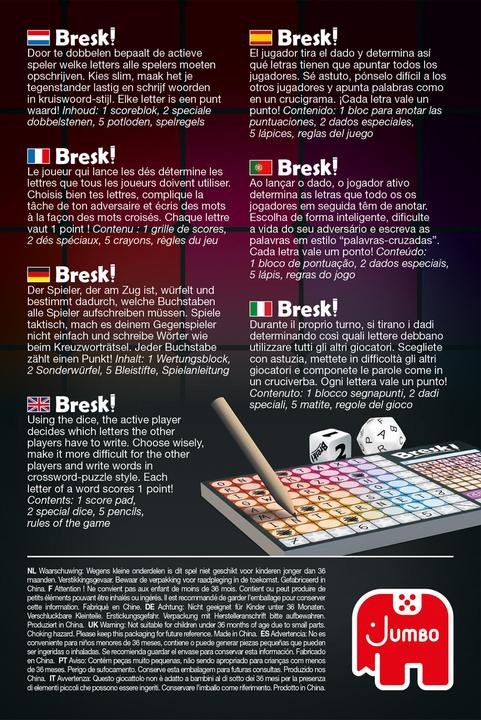 Actual product image Jumbo Bresk! (German)