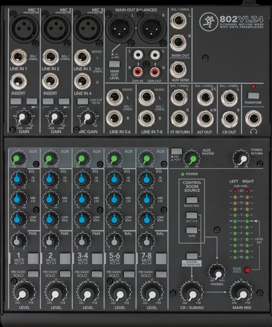 Image du produit Mackie 802VLZ4 Table de mixage pour DJ