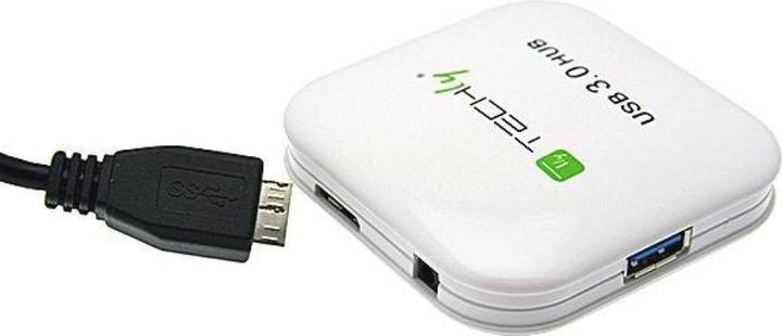 Actual product image Techly IUSB3-HUB4-WH (Micro USB, 4 Ports)