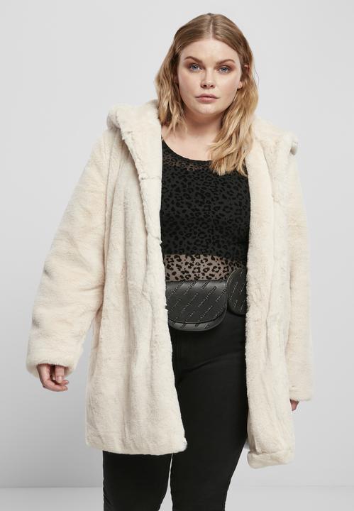 Produktbild Urban Classics Ladies Hooded Teddy Coat (M)