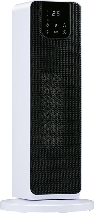 Productafbeelding alpina Turmheizlüfter PTC-2702L, 2000 W, mit Fernbedienung, schwarz-weiss (2000 W)
