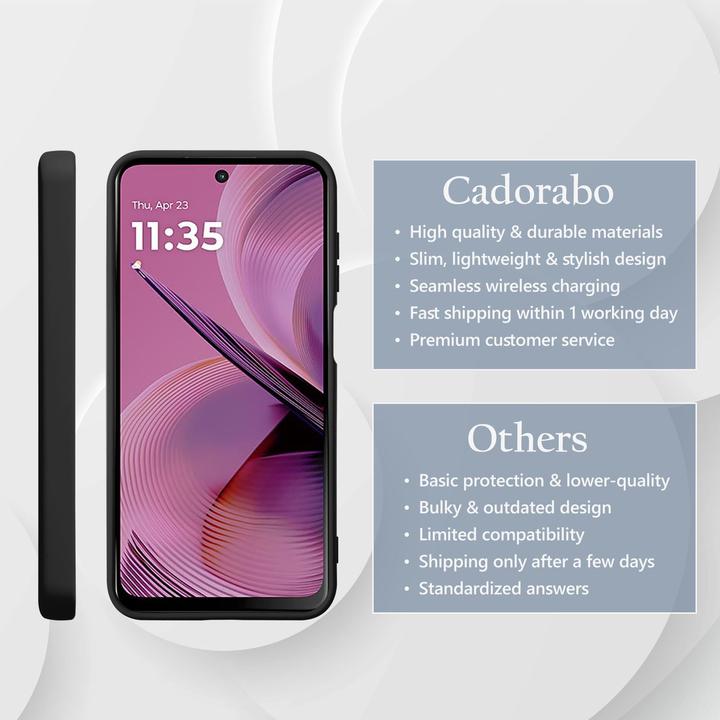 Immagine prodotto Cadorabo Custodia per Motorola Moto G55 TPU Liquid Silicone Case (Motorola Moto C)