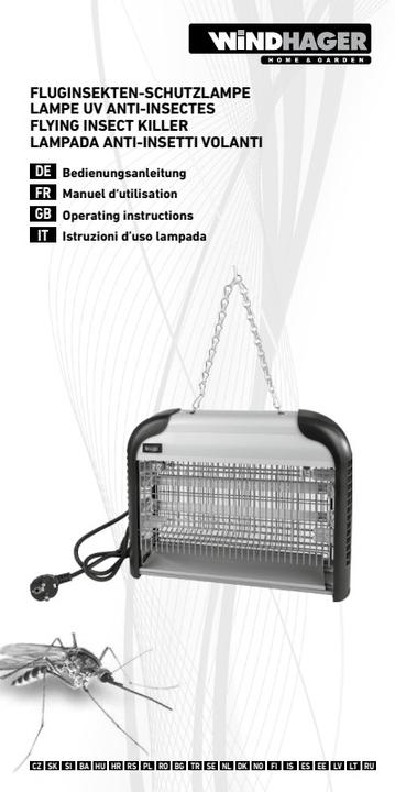 Image du produit Windhager Lampe de protection contre les insectes volants COMFORTABLE +