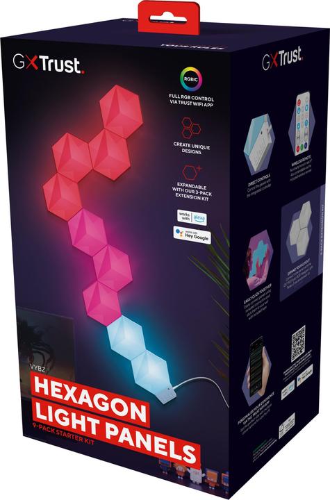Image du produit Trust Gxt902 Vybz RGB Hexagon Light (RGB)
