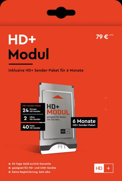 Produktbild HD+ Modul 1.3 inkl. HD Karte 6 Monate (Viaccess, CI Modul, Smartcard)