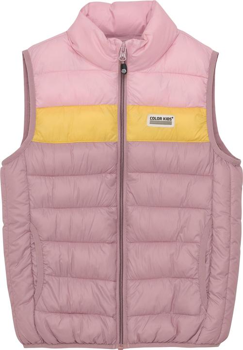 Color Kids Kid's Waistcoat Quilted Colorblock