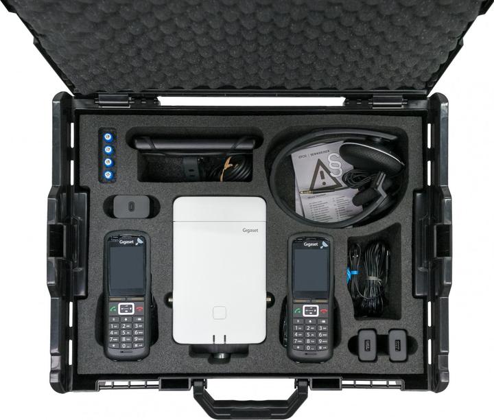 Produktbild Gigaset PRO DECT Site Planning Kit (SPK) PRO Messkoffer inkl. N870 Basisstation mit Stativhalterung