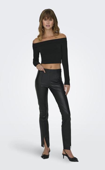 Actual product image Only ONLLIVIA-STAR Skinny Fit Hose in Lederoptik Hose in Lederoptik (M)