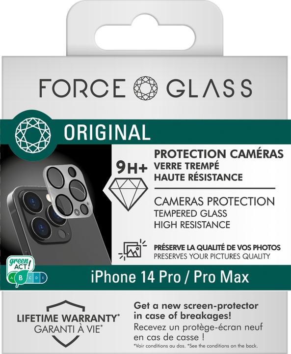 Actual product image Bigben Connected Rear camera film, camera glass, 9H+ hardness (1 Piece, Apple iPhone 14 Pro Max, Apple iPhone 14 Pro)