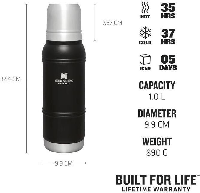 Produktbild Stanley 1913 - The Artisan Thermal Bottle 1.0L / 1.1 QT - Black Moon (1 l)