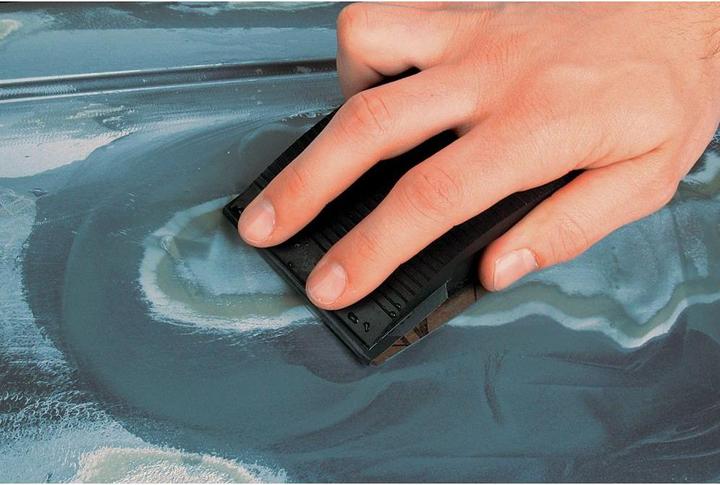 Produktbild wolfcraft Schleifpapierbogen für Metall/Lack, Nass/Trockenschliff, Körnung 400 (400)
