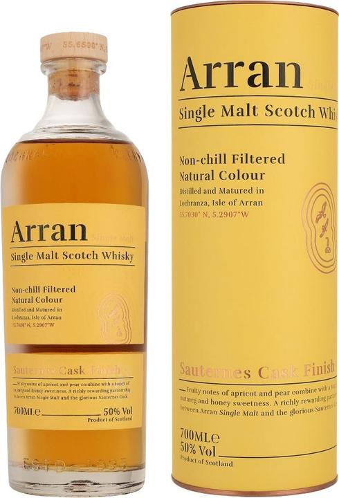 Arran Distillery Sauternes (Single Malt, Scotch whisky, 1 x 70 cl)