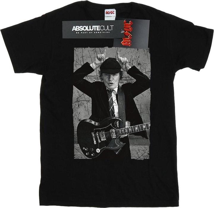 AC/DC Angus Young Distressed Photo TShirt