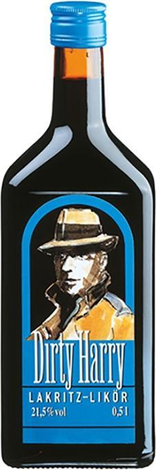 Actual product image Dirty Harry liquorice liqueur 21.5% vol. 0.5l