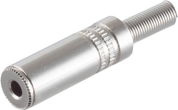 Produktbild Shiverpeaks BASIC-S 3,5 mm Klinkenkupplung, stereo Metall, zum selber löten, im Polybeutel mit Eurolochung