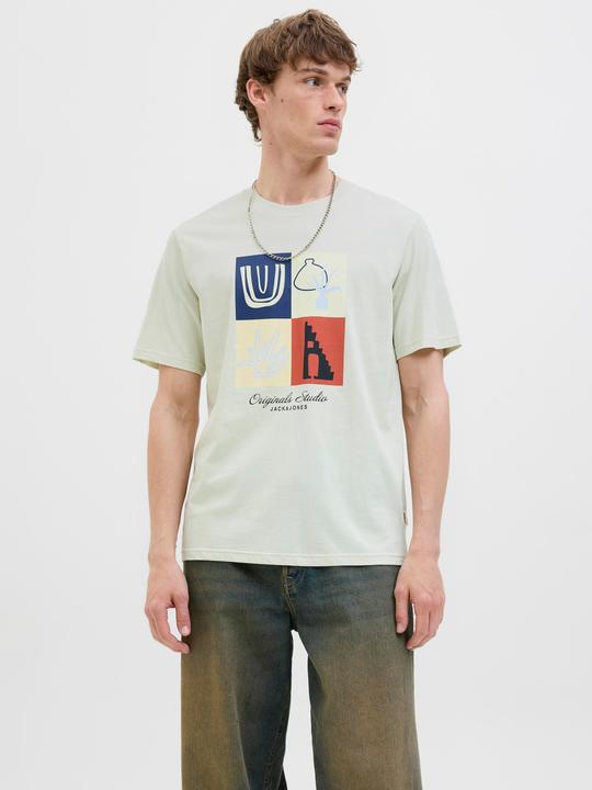 Produktbild Jack & Jones Gedruckt Rundhalsausschnitt T-shirt T-shirt (S)