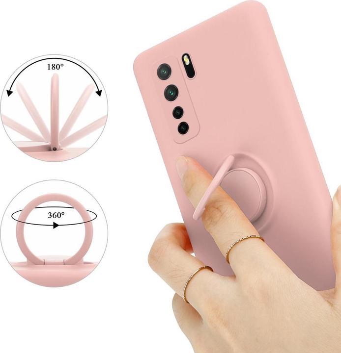 Image du produit Cadorabo Coque TPU Liquid Ring Silicone Case (Huawei P40 Lite, Huawei Nova 6 SE, Huawei Nova 7i)
