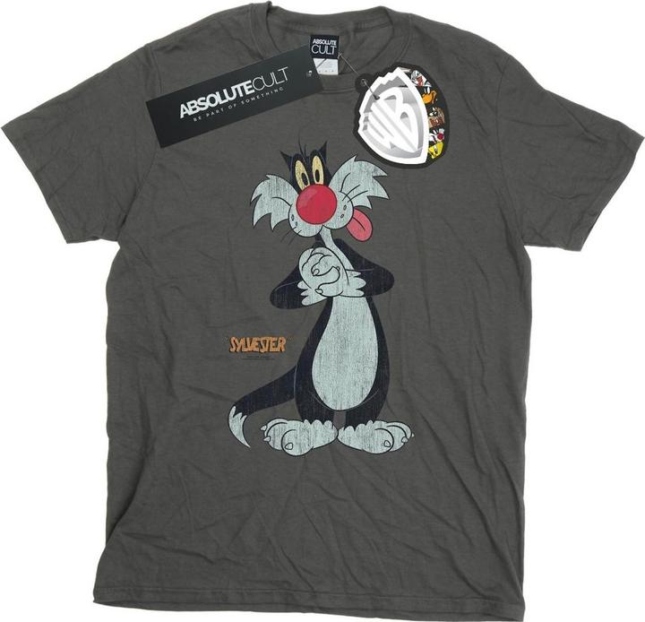 Immagine prodotto Looney Tunes Sylvester Distressed Maglietta Uomo (M)