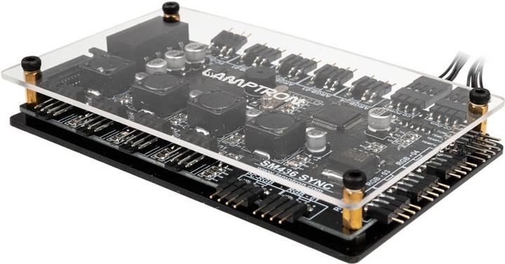 Immagine prodotto Lamptron SM436 Sync Edition PCI Controller per ventole e LED RGB - nero (4 Ventilatore)