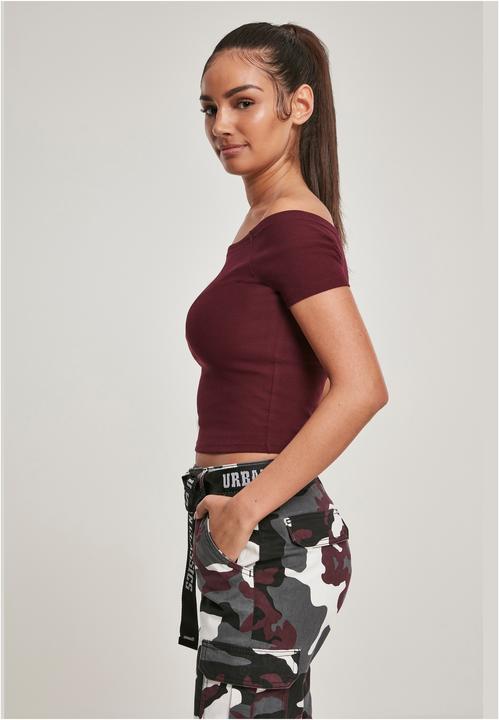 Image du produit Urban Classics Ladies Off Shoulder Rib Tee (S)