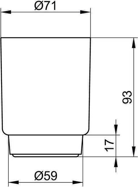 Image du produit Keuco Plan verre acrylique