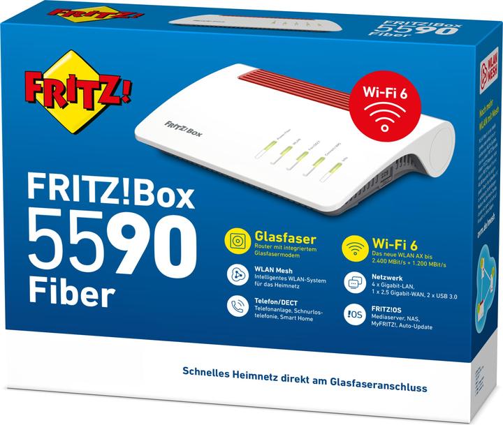 Actual product image AVM FRITZ!Box 5590 Fiber