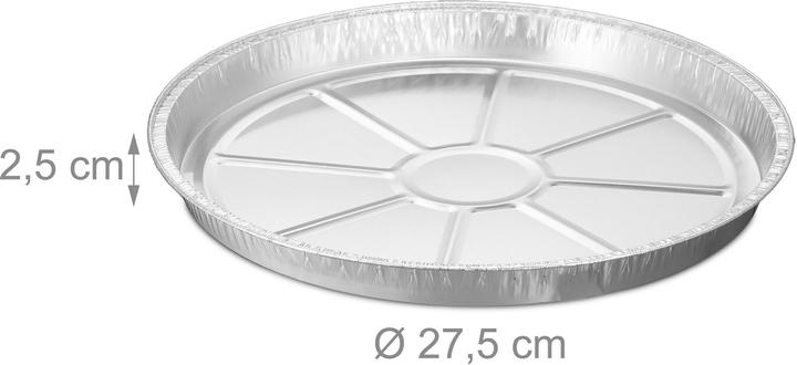 Actual product image Relaxdays 50x aluminium trays