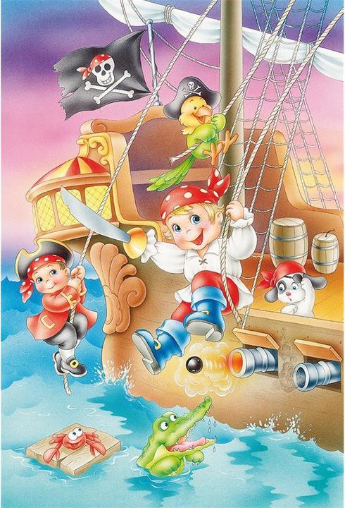 Immagine prodotto Schmidt Spiele Banda di pirati 3x48 parti (144 pezzi)