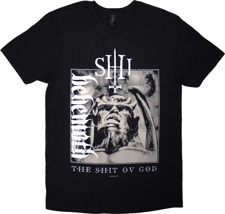 Image du produit Behemoth - T-shirt THE SHIT OV GOD VERTICAL LOGO COVER - Adulte (M)