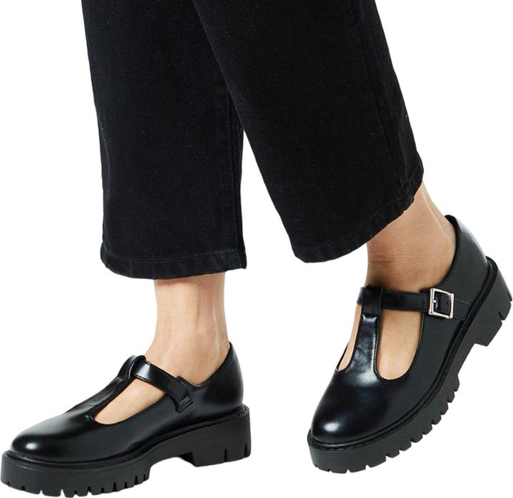 Actual product image FAITH Womens/Ladies Naevias T-Bar Chunky Heel Mary Janes (37)