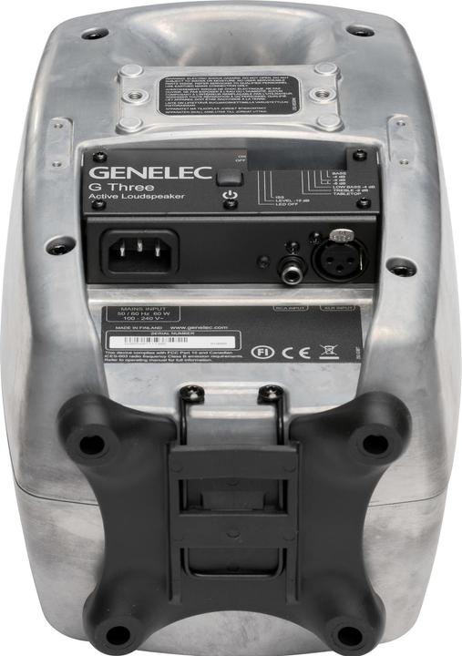 Produktbild Genelec Studiomonitor G Three – 50 Watt, Aluminium Raw (Aktiv, 1 Stk.)