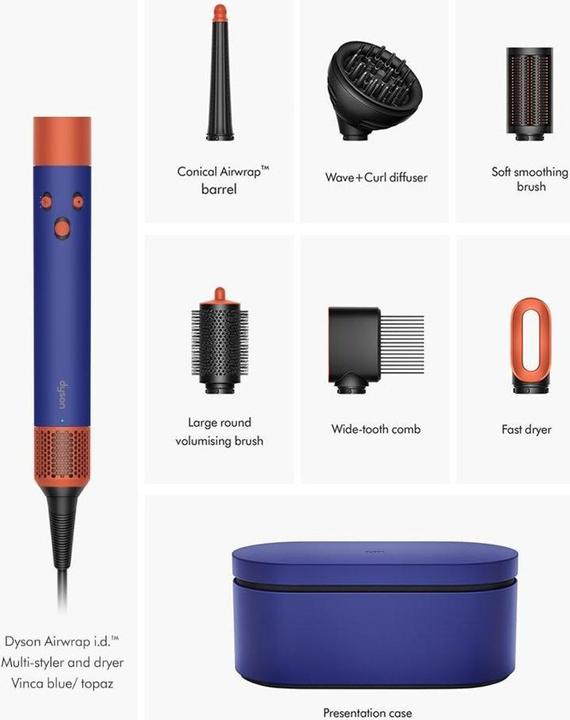 Actual product image Dyson Airwrap HS08 ID Complete Long - Violet/Topaz