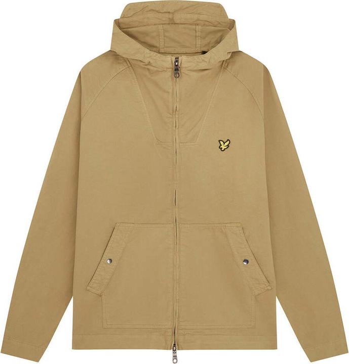 Lyle and Scott Garment Dyed Zip Through Kapuzenjacke Herren