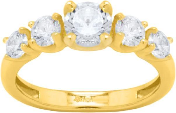 Produktbild Candy Ring Zaraza, 925 Sterling Silber, vergoldet (58, 925 Silber)