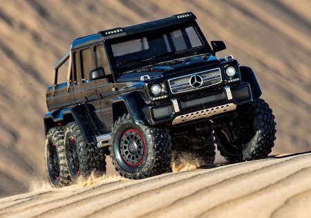Actual product image Traxxas CRAWLER TRX-6 1:10 6WD EP RTR MERCEDES G63 AMG 6x6 - BLACK WITHOUT charger and WITHOUT battery (RTR Ready-to-Run)