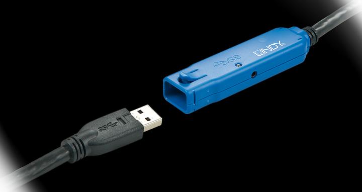 Lindy USB 3.0 Aktiv-Verlängerungskabel (8 m, USB 3.0)