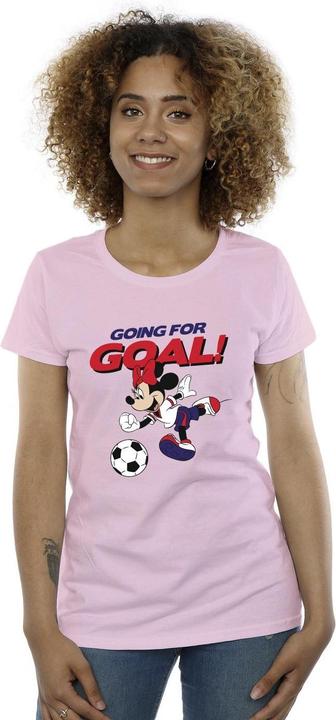 Immagine prodotto Disney Minnie Mouse Going For Goal Maglietta Donna (L)