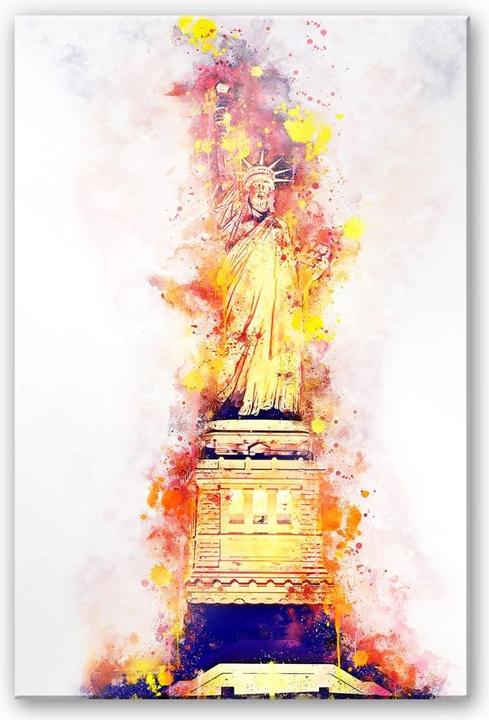 Produktbild Trenddeko Watercolour: Statue of Liberty (75 x 120 cm)