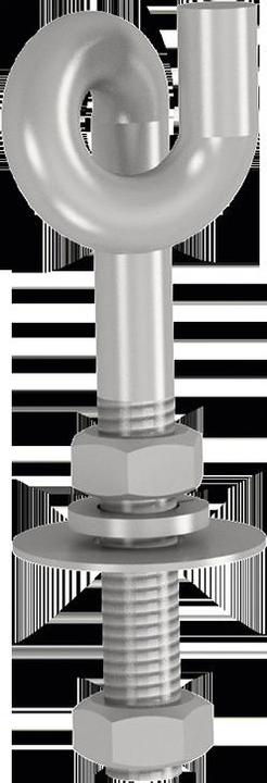 Immagine prodotto Schuch 183 S Accessori di montaggio gancio oscillante in acciaio inox z 183S
