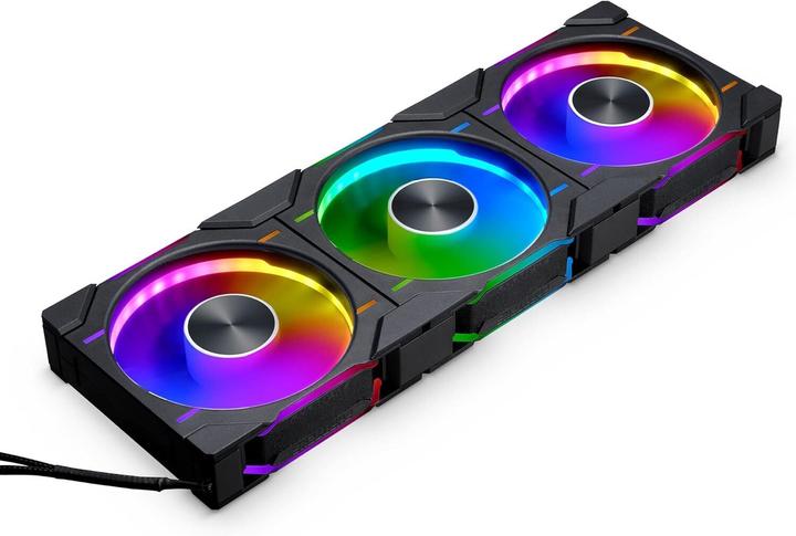 Phanteks D30 PWM Regular Airflow D-RGB Fan, 3-pack - 120mm, black (120 mm, 3 x)