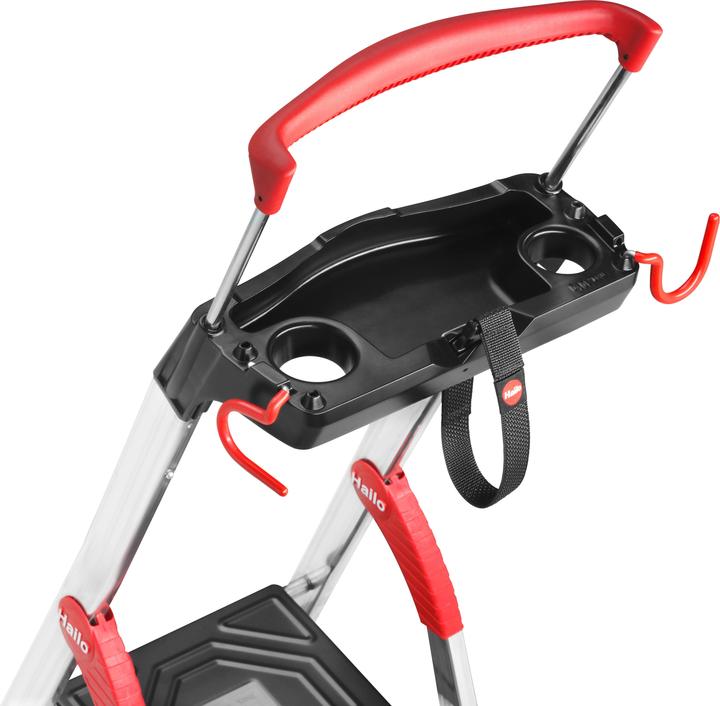 Actual product image Hailo L100 TopLine, aluminium safety stepladder, 8 steps (Stepladder, 147 cm)