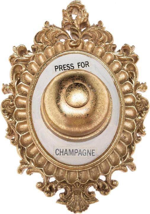Boltze Home Glocke Champagne (14 x 23 x 20 cm)