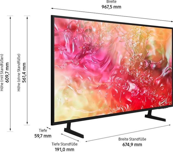 Actual product image Samsung SAMS GU43DU7170UXZG (43", DU7170, 4K, 2024)