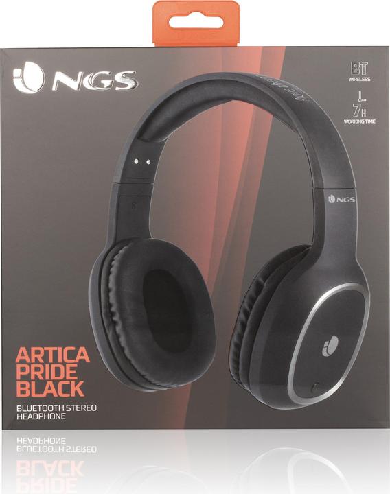 Image du produit NGS Artica Pride Casque sans fil Bandeau Calls/Music Micro-USB Bluetooth Noir (pas de réduction du bruit, 7 h, Sans fil)