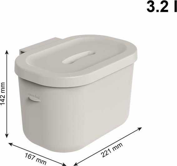 Actual product image Rotho Babydesign Wickeltisch-Organizer KAYO Cappuccino