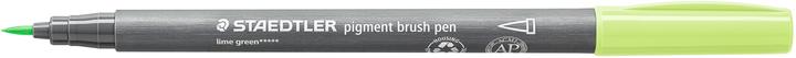 Actual product image Staedtler Pigment brush pen lime green (Lime green, 1 x)
