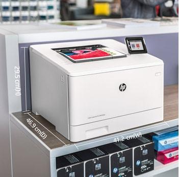 Actual product image HP M454dn Color LaserJet Pro (Laser, Colour)
