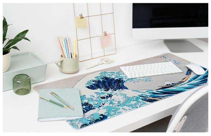 Actual product image Grupo Erik HOKUSAI - La Grande Vague - Tapis de Bureau XL (XL)