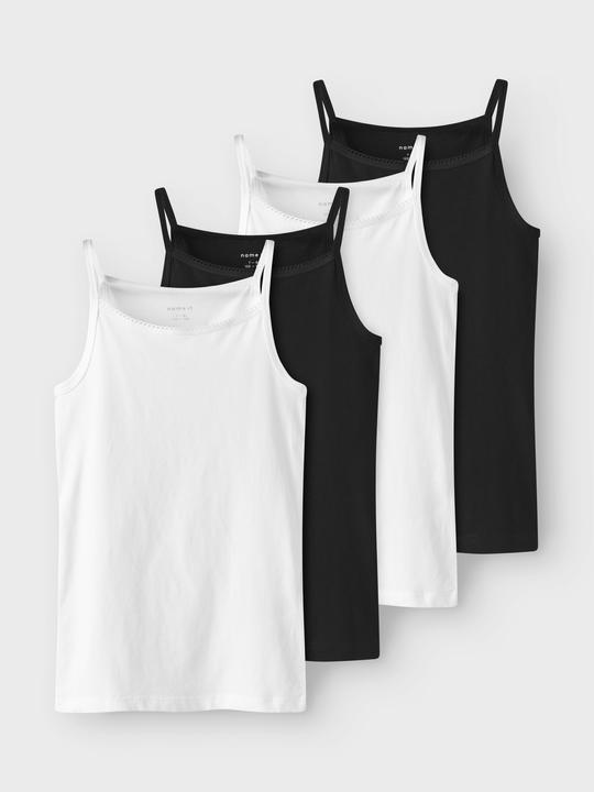 Produktbild Name it Nkfstrap Top 4p Black White Solid Noos (98)